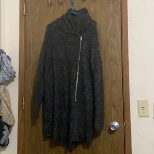 Elegant Long Grey Jacket